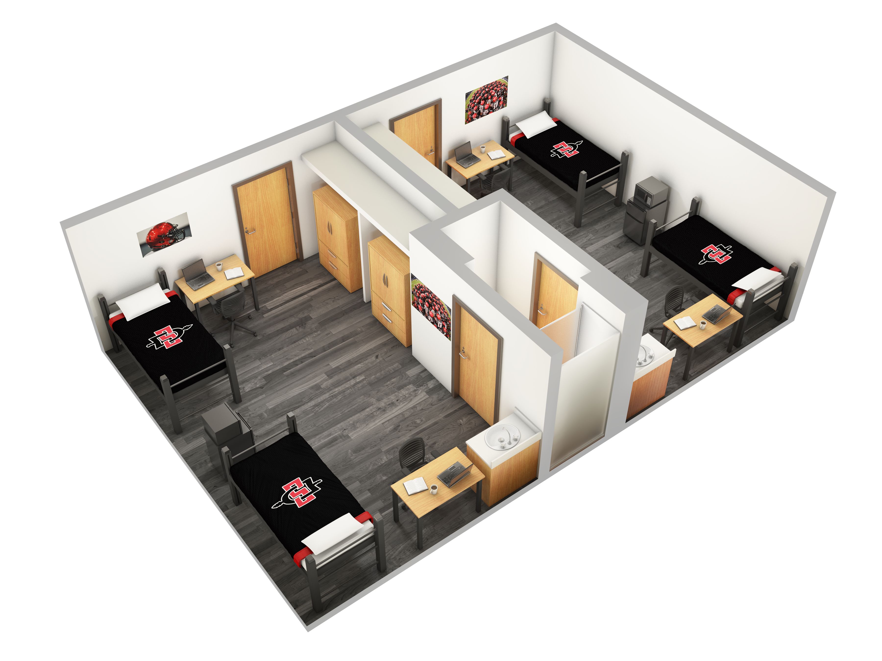 sdsu housing 3d tour