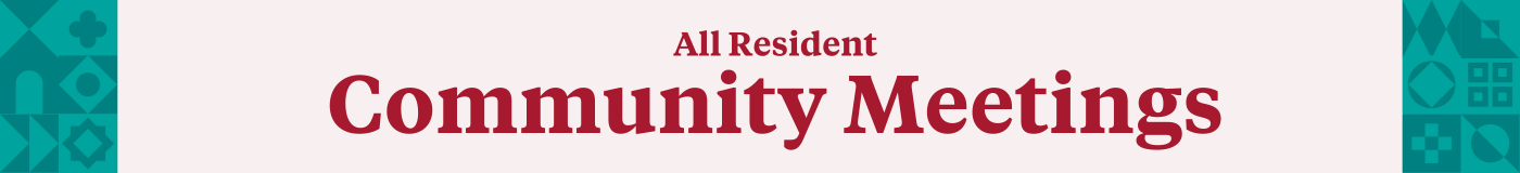 community meetings banner