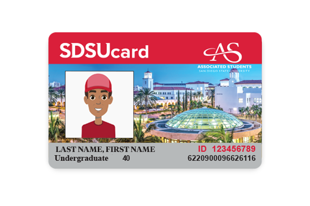 photo of sdsu card